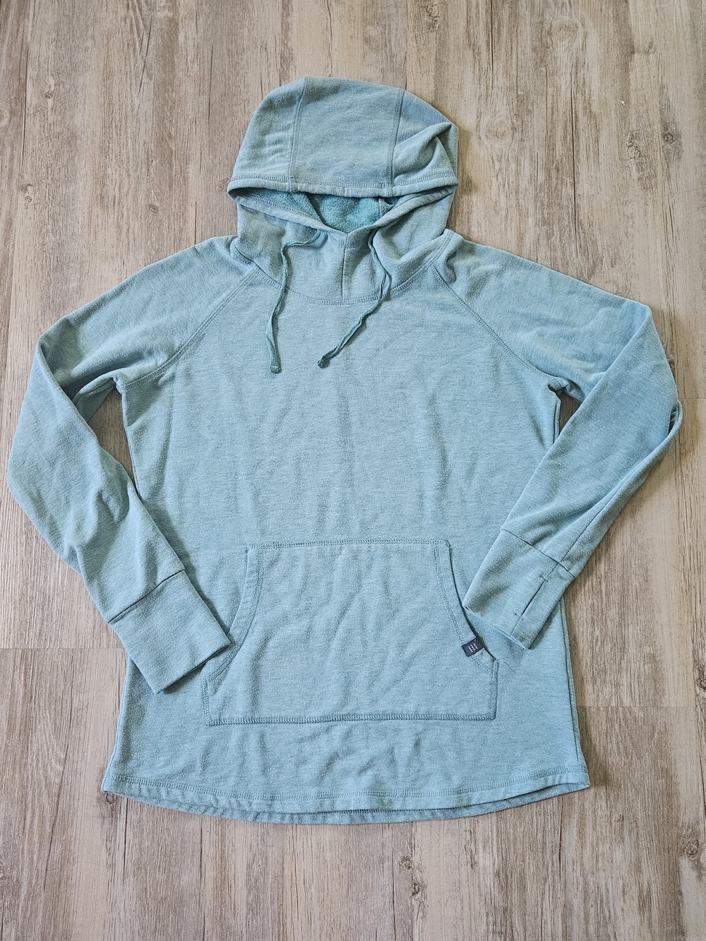 Free Fly Apparel Men's Seafoam Green Bamboo Hoodie Pullover Sweatshirt Medium